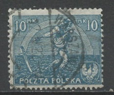 Pologne - Poland - Polen 1921-22 Y&T N°224 - Michel N°158 (o) - 10m Semeur - K12,5 - Gebraucht