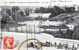 49 ANGERS  Panorama Sur Le Jardin Des Plantes Avec La Serre (transport Poteaux Electriques) - Angers