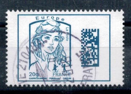 2015 N 4975 MARIANNE CIAPPA DATAMATRIX Mention 20G EUROPE OBLITERE  CACHET ROND #234# - 2010-.. Matasellados