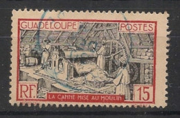 GUADELOUPE - 1928-38 - N°YT. 104 - Canne à Sucre 15c - Oblitéré / Used - Used Stamps