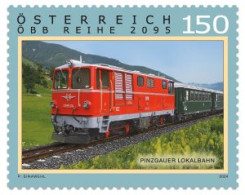 Austria Österreich L'Autriche 2024 Pinzgau Local Railway Train Locomotive Stamp MNH - Nuevos