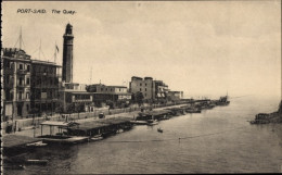 CPA Port Said Ägypten, The Quay - Otros & Sin Clasificación