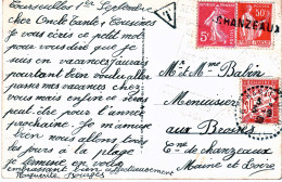 14 COURSEULLES Vue Sur La Jetée (timbre Taxe) 2 Scans - Courseulles-sur-Mer