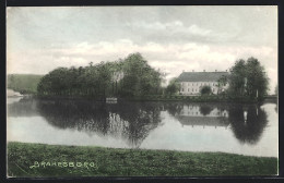 AK Brahesborg, Blick über Den See Zum Schloss  - Danemark