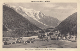 Chamonix Mont Blanc Village D Argentière Et Le Mont Blanc - Chamonix-Mont-Blanc