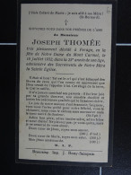 Joseph Thomée Férage 1932 à 23 Ans  /6/ - Images Religieuses
