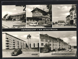 AK Hermsdorf / St, Ingeniuerschule Für Keramik, Bahnhof Hermsdorf-Klosterlausnitz, Friedrich-Engels-Strasse, Waldsied  - Hermsdorf