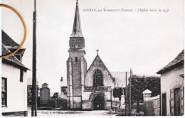 80 Somme CONTAY Par TOUTENCOURT Eglise Datant De 1457 - Other & Unclassified