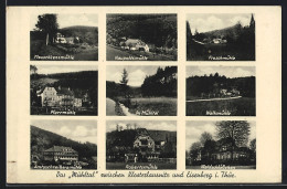 AK Eisenberg / Thür., Waldschlösschen, Walkmühle, Froschmühle, Pfarrmühle  - Eisenberg
