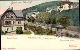 CPA Kipsdorf Altenberg Erzgebirge, Villa Waldwinkel, Villa Susanna, Oberlausitzer Haus, Emmenklause - Other & Unclassified