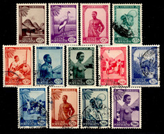 ! ! Portuguese Guinea - 1948 Motifs & Portraits (Complete Set) - Af. 248 To 260 - Used - Guinea Portoghese