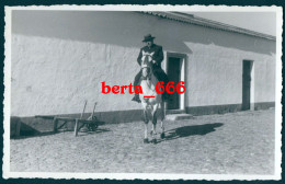 Postal Fotográfico * Homem A Cavalo * Carte Photo Chevalier - Horses