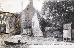 50 Manche BREHAL Chanteloup Tour De La Bibliotheque Et Chapelle - Brehal