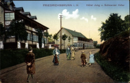 CPA Friedrichsbrunn Thale Im Harz, Hotel Jung Und Schwarzer Adler - Other & Unclassified