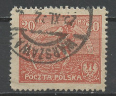 Pologne - Poland - Polen 1921-22 Y&T N°226 - Michel N°160 (o) - 20m Semeur - K12 - Gebruikt