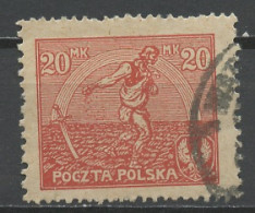 Pologne - Poland - Polen 1921-22 Y&T N°226 - Michel N°160 (o) - 20m Semeur - K13,5 - Usati