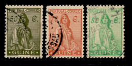 ! ! Portuguese Guinea - 1933 Ceres 60c To 80c - Af. 213 To 215 - Used - Portugees Guinea