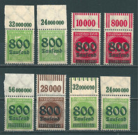 MiNr. 301-305 ** Oberrand  (0401) - Unused Stamps