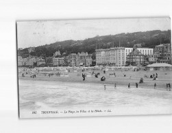 TROUVILLE : La Plage, Les Villas Et Les Hôtels - état - Trouville