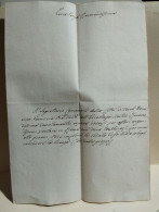 Italy Old Letter. Italia Lettera Segretario Comunale Di Veroli A Provenzali Delegato Apostolico 1834 - Sin Clasificación