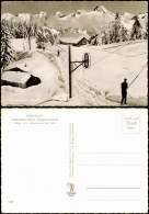 Ansichtskarte Oberstdorf (Allgäu) Hollwieslift Skifahrer Im Winter 1961 - Oberstdorf