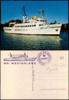 Ansichtskarte  Seebäderschiff MS „GORCH FOCK" MS Westerland 1978 - Traghetti