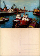 Ansichtskarte Bremen Hafen, Kräne Schiffe 1979 - Bremen