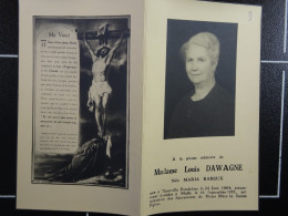 Maria Rabeux épse Dawagne Thanville Pondrôme 1904 Maffe 1957  /9/ - Images Religieuses