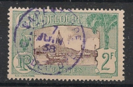 GUADELOUPE - 1928-38 - N°YT. 118 - Pointe-à-Pitre 2f - Oblitéré / Used - Used Stamps