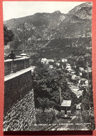 Cartolina - Saint Vincent ( Valle D'Aosta ) - Funicolare Della Fonte - 1949 - Other & Unclassified