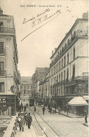 35 - Rennes - La Rue De Berlin - Animée - Tramway - Précurseur - Oblitération Ronde De 1908 - CPA - Voir Scans Recto-Ver - Rennes