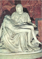 Art - Sculpture Religieuse - Cité Du Vatican - Basilique De St Pierre - La Pitié De Michelangelo - CPM - Voir Scans Rect - Schilderijen, Gebrandschilderd Glas En Beeldjes