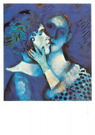 Art - Peinture - Marc Chagall - Les Amoureux En Bleu - Lovers In Blue - CPM - Voir Scans Recto-Verso - Peintures & Tableaux