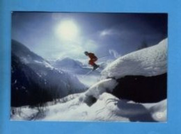 Sports - Sports D'Hiver - Ski - Comment Sauter Un Toit Couvert De Neige - Carte Vierge - Wintersport