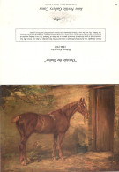 Format Spécial - 177 X 125 Mms Repliée - Animaux - Chevaux - Art Peinture - Robert Alexander - Outside The Stable - Cart - Chevaux
