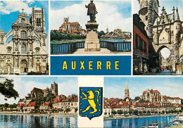89 - Auxerre - Multivues - Blasons - CPM - Voir Scans Recto-Verso - Auxerre