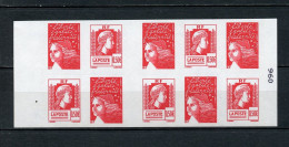 FRANCE CARNET A COMPOSITION VARIABLE 1512 MARIANNE ALGER LUQUET - Modern : 1959-...