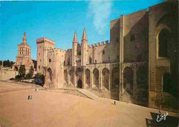 84 - Avignon - Notre-Dame-des-Doms - La Tour Campane - Le Palais Des Papes édifié Sous Le Pape Clément VI - Flamme Posta - Avignon