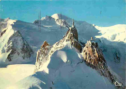 74 - Chamonix - Mont-Blanc - Vue Aérienne - Aiguille Du Midi - Massif Du Mont-Blanc - CPM - Voir Scans Recto-Verso - Chamonix-Mont-Blanc
