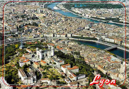 69 - Lyon - Vue Générale Aérienne - Fourvière - La Saone - Le Rhone - Carte Neuve - CPM - Voir Scans Recto-Verso - Other & Unclassified