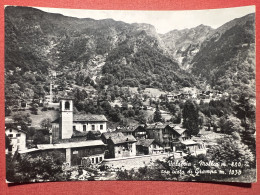 Cartolina - Valsesia - Mollia Con Vista Di Grampa - 1954 - Vercelli
