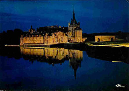 60 - Chantilly - Le Château - Vue De Nuit - CPM - Voir Scans Recto-Verso - Chantilly