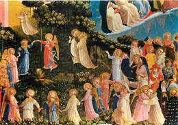 Art - Peinture Religieuse - Fra Beato Angelico - Le Paradis - Détail De Gauche - Firenze - Museo S Marco - Carte Neuve - - Schilderijen, Gebrandschilderd Glas En Beeldjes