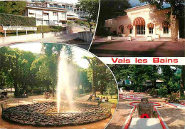 07 - Vals Les Bains - Multivues - Mini Golf - Flamme Postale - CPM - Voir Scans Recto-Verso - Vals Les Bains