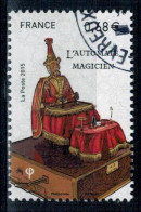 2015 N 4995 AUTOMATE MAGICIEN : BOITE A MUSIQUE OBLITERE CACHET ROND  #234# - Used Stamps