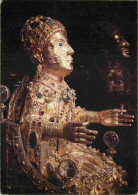 12 - Conques En Rouergue - Intérieur De La Basilique Sainte-Foy - Statue De Sainte-Foy - Art Religieux - CPM - Voir Scan - Other & Unclassified