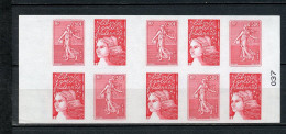 FRANCE CARNET A COMPOSITION VARIABLE 1511 SEMEUSE LIGNEE LUQUET - Modernes : 1959-...