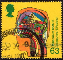 GREAT BRITAIN 1999 QEII 63p Multicoloured, Millennium-Migration To The UK SG2087 FU - Usados