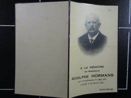 Adolphe Hormans Froidchapelle 1874  1941 (Discours Prononcé Au Nom De L'Association Musicale)  /10/ - Andachtsbilder