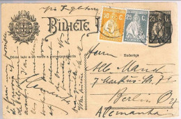 Portugal, 1929, Para Berlin - Lettres & Documents